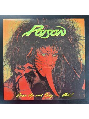Poison Open Up And Say Ahh LP 1988 Capitol Canada CI-2-48493 Vinyl Every Rose